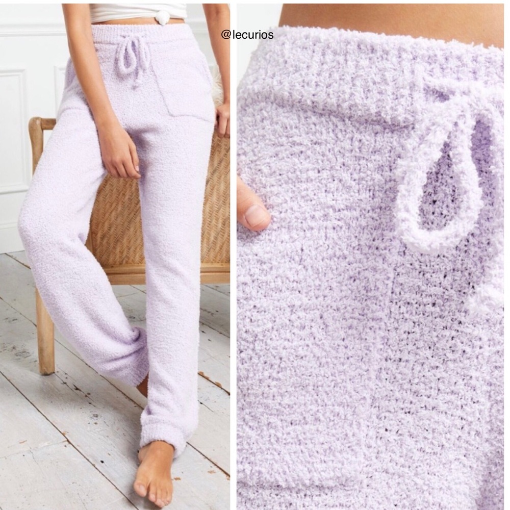 NWOT Anthropologie Isla Fuzzy Joggers. Medium